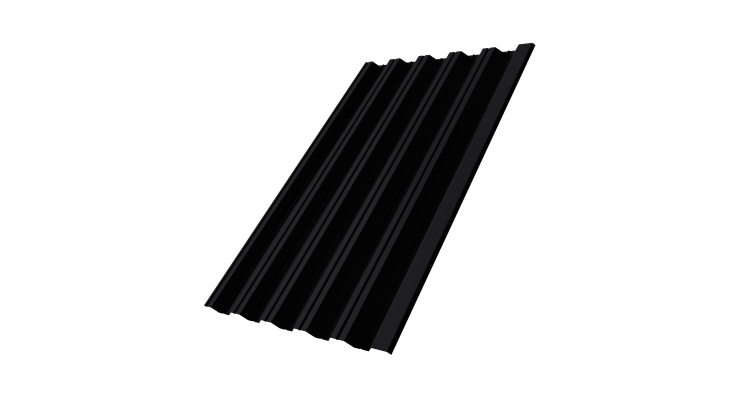 Профнастил HC35R 0,5 Satin RAL 9005 черный