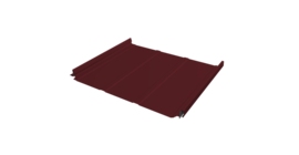 Кликфальц Pro Line Grand Line 0,45 PE с пленкой на замках RAL 3005 красное вино