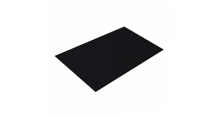 Плоский лист 0,5 PurLite Мatt с пленкой RAL 9005 черный