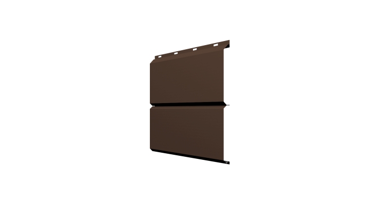 ЭкоБрус 0,345 GL 0.5 Satin Мatt с пленкой RAL 8017 шоколад