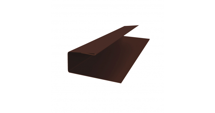 J-Профиль 12мм Стальной бархат RAL 8017 шоколад