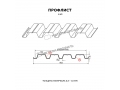 Профнастил Н60 x 845 А NormanMP ПЭ 01 6018 0,5 мм