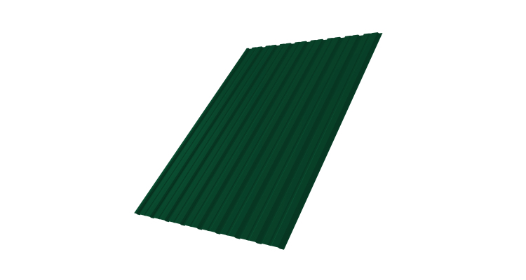 Профнастил С10B 0.5 Satin Matt RAL 6005 зеленый мох