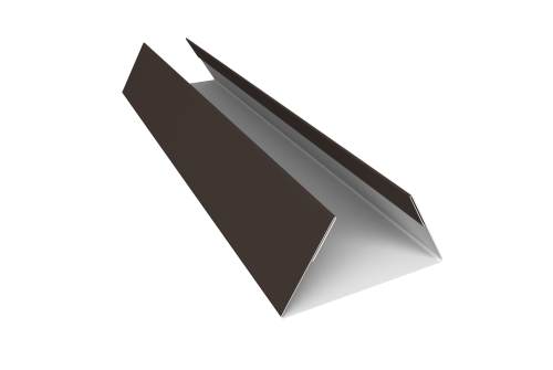 Планка стыковочная составная нижняя 0,45 Drap TX RR 32 темно-коричневый (2м)