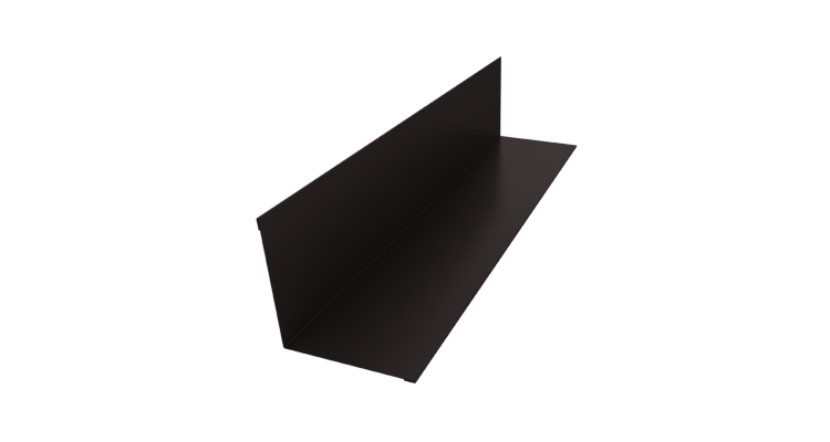 Угол внутренний 110х110 0,5 Satin с пленкой RR 32 темно-коричневый (2м)