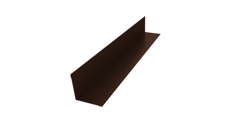 Угол внутренний 30х30 0,45 Drap TwinColor RAL 8017 шоколад (3м)