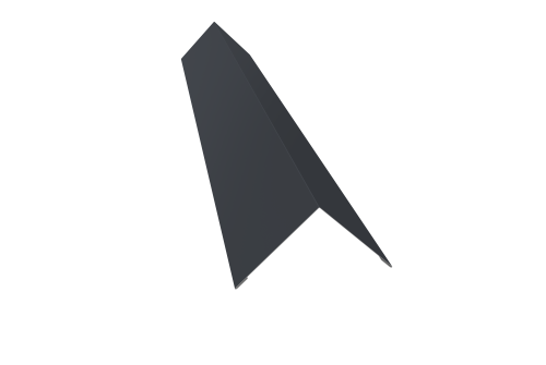 Угол внешний 110x110 0,5 Drap TX RAL 7024 мокрый асфальт (2м)