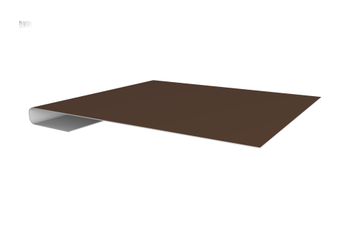 Планка завершающая 0,5 Drap TX RAL 8017 шоколад (2м)