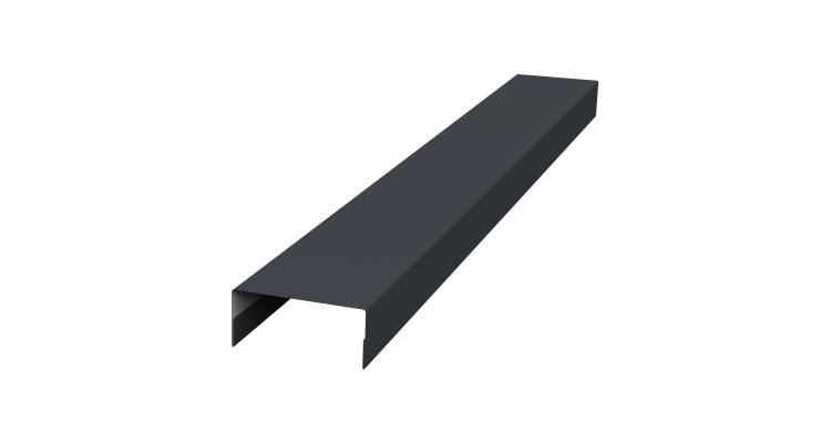 Крышка 30х15 жалюзи Texas 0,5 Drap TX RAL 7024 мокрый асфальт (2м)