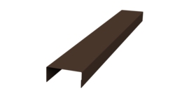 Крышка 30х20 жалюзи Texas 0,5 Satin RAL 8017 шоколад (2м)