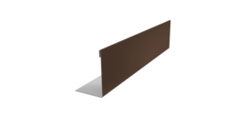 Нащельник 150 Texas 25х35 0,45 Drap RAL 8017 шоколад (L1,5)