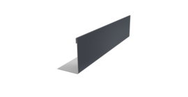 Нащельник 150 Texas 25х35 0,45 Drap ST RAL 7024 мокрый асфальт (L2,0)