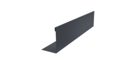 Нащельник 125 Texas 25х35 0,5 Atlas X RAL 7024 мокрый асфальт (L1,8)