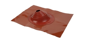 Проходной элемент MF угловой №1 (75-200мм) +240 силиконовый (металлический окрашенный фланец) терракотовый