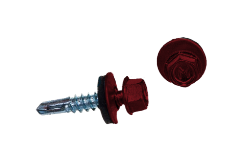 Саморез по металлу Daxmer 5,5х25 RAL 3003 (250) сверло №3