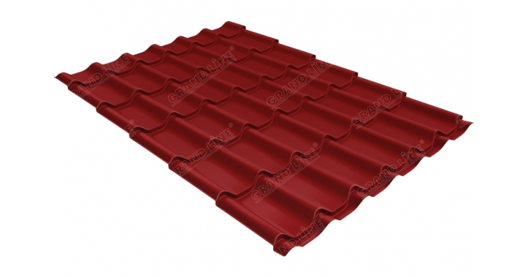 Профиль волновой классик толщина 0,45 покрытие PE RAL цвет 3011 коричнево-красный